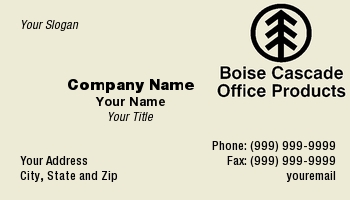 Professional |--| 19421 | Boisecascade2 | Ivory Cards | Plain Cards