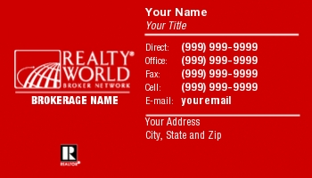 Professional | Real Estate | Realty World |--| 23213 | 277.eps | Real Estate Agent | Realestate | Realtor | Realtors | Realty | Realty Brands