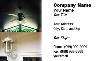 Ceiling Business Cards