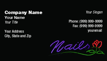 Beauty | Featured Designs | Nails |--| At111527 | Background | Beauty Parlor | Beauty Shop | Black | Brandon Bourdages | Finger | Nail Technician | Neon | Neon Sign | Salon | Sign | Signs