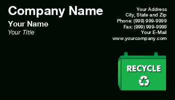 Featured Designs | Parts | Trades |--| At113651 | Auto | Auto Supplies | Battery | Battery Recycling | Business | Car | Card | Cards | Customize | Design | Eco-friendly | Environmental | Great | Green | Layout | Logo | Mark Javer | Recycled | Recycling | Repair | Service | Supplies | Today!