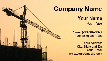 construction management services business cards construction management services business