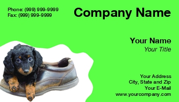 Featured Designs |--| At122105 | Background | Black | Dachshund | Damaged | Dog Training | Emerald | Emerald City | Emerald City Dog Training | Heel | Leather | Lee Barnwell | Puppy | Shoe