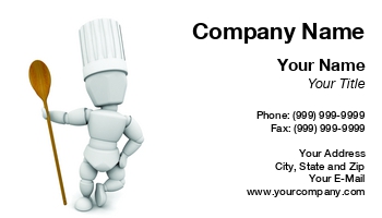 Chef | Cooking | Creative | Featured Designs | Hospitality |--| At123724 | Baker | Bakery Chef | Business | Card | Chef Worker | Cooking Instructor | Kirsty Pargeter | Sous Chef | Template