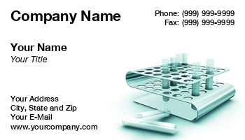 Medical Laboratory Business Cards