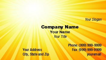 Featured Designs |--| At133128 | Business | Card | Kirsty Pargeter | Summer | Sun | Sunburst | Tanning | Template