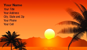 Beach | Featured Designs | Nature |--| At133133 | Island | Kirsty Pargeter | Palm Tree | Palm Trees | Resort | Sunrise | Sunset | Tanning | Tanning Salon | Tropical