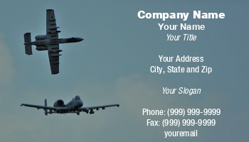 Airplane | Americas | Army | Featured Designs | Military | Transportation |--| A-10 | A-10 Warthog | Aerospace | Airplanes | At136233 | Aviation | Business | Card | Fantastic | Fighter Pilot | Flight | Jay Schulz | Plane | Template | Us Army | Us Army Aviation | Warthog