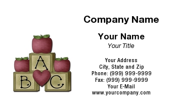 Featured Designs |--| Abc | Apples | At142585 | Blocks | Business | Card | Childcare | Education | Educator | Heart | Liz Van Steenburgh | School | Teacher | Tutor
