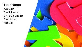 Preschool Business Cards