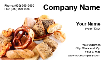Bakery | Featured Designs | Hospitality |--| At146987 | Awesome | Baker | Baking | Bread | Breads | Business | Card | Catalin Petolea | Pretzel | Template