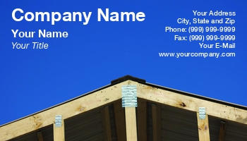 Construction | Featured Designs | Roofing | Trades |--| At152180 | Beautiful | Business | Card | Ceiling Contractor | Framer | Framing | Lee Barnwell | Roof | Roofer | Template