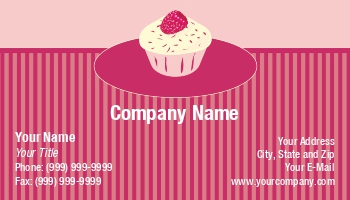 Featured Designs |--| Astrid Van Der Eerden | At162127 | Baking | Businesscard | Cupcake