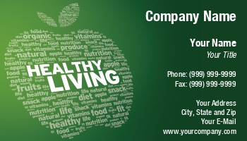 Featured Designs |--| Apple | At163583 | Background | Designed | Green | Health Club | Healthy | Jean Petrahn | Living | Words