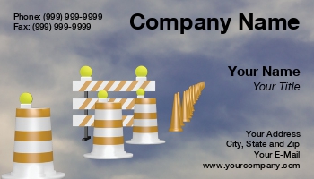 Construction | Featured Designs | Trades |--| Assortment | At165489 | Background | Barricade | Barricades | Blue | Interests | Lee Barnwell | Rental | Road | Sky | Template | Used
