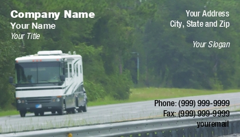 Featured Designs | Recreation Vehicles | Transportation |--| At166456 | Awesome | Business | Card | Infrastructure | Lee Barnwell | Template | Vehicle