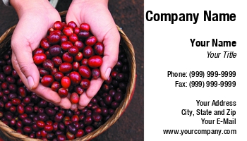 Coffee | Featured Designs | Hospitality |--| At176419 | Beans | Beautiful | Business | Card | Joseph-gv | Template