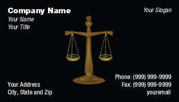 Attorney | Featured Designs | Professional |--| At178642 | Barrister Business Cards | Business | Card | Criminal Lawyer | Design | Displays | Donna Beeler | Expert Witness | Judge | Law | Law Firm | Lawyer | Symbol