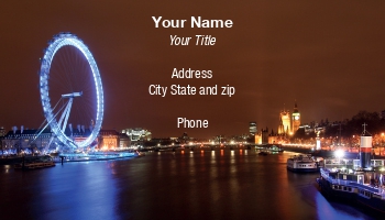 Featured Designs | Professional | Travel |--| At170914 | Business | Card | Eye | Jan Kranendonk | London | Template