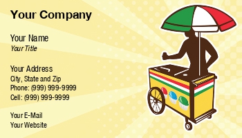 Featured Designs |--| Aloysius Patrimonio | At179604 | Business | Card | Cart | Concessions | Cream | Ice | Illustration | Italian | Italian Ice | Push | Retro | Selling | Showing | Street Vendor | Style | Vendor