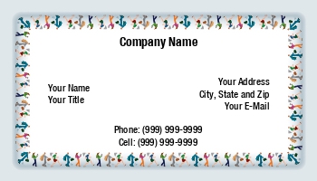 Featured Designs | People |--| Anna Kotlyar | At184098 | Border | Card | Walking