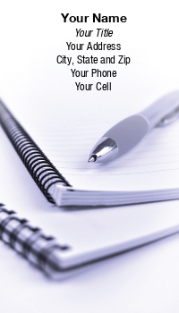 Featured Designs |--| Andreja Donko | Appointment Reminders | At189862 | Ballpoint | Blue | Notepads | Pen | Professional Organizer | Stenography Service