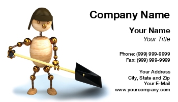 Creative | Featured Designs | Snow Removal | Trades |--| At195678 | Business | Card | Einar | House | Keeper | Template