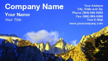 Featured Designs | Mountains | Nature | Professional | Travel |--| At25709 | Beautiful | Business | Card | Cliff | Hills | Inyo | Lone Pine | Mike Norton | Mount | National | Nevada | Panoramic | Park | Pine | Range | Sierra | Spire | Summit | Tallest Mountain In Lower 48 States | Template | Whitney