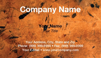 Creative | Featured Designs |--| At25944 | Business | Card | Grunge | Liz Van Steenburgh | Paper | Splattered | Template