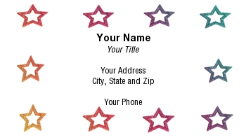 Colored Borders | Featured Designs | Frame |--| At26603 | Design | Frame | General | Glittery | Liz Van Steenburgh | Rainbow | Stars