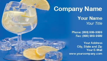 Featured Designs | Food | Hospitality |--| At29055 | Bar | Beverage | Business | Card | Cool Drink | Drink | Glass | Ice | Lemon | Makes | Nice | Norma Cornes | Refreshment | Slice | Vacation