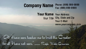 Featured Designs | Mountains | Nature | People | Religion |--| At209541 | Beautiful | Blue | Business | Businesses | Carolina | Church | Creator | Donna Beeler | Emerson | Environmental | Features | God | Including | Inspirational | Lead | Life | Meaning | Mission | North | Numerous | Path | Quot | Quotable Sayings | Ralph | Religion Teacher | Religious | Ridge | Right | Saying | Seen | Teaches | Trust | Used | Waldo