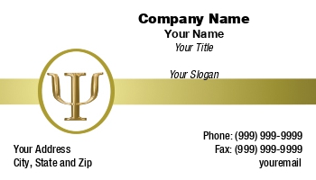 Featured Designs |--| Accents | At212729 | Behavioral Solutions Provider | Business | Card | Design | Gold | Lee Barnwell | Mental Health Provider | Professor | Psychologist | Psychology | Symbol