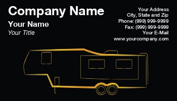 Creative | Featured Designs | Recreation Vehicles | Transportation |--| At227410 | Business | Camper | Card | Lee Barnwell | Rv Parks And Campgrounds | Template | Wheel