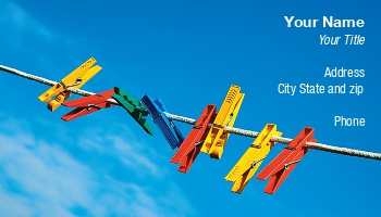 Dry Cleaning | Featured Designs | Hospitality |--| At231386 | Beautiful | Business | Card | Clothes | Pins | Template | Tomas Pavlasek