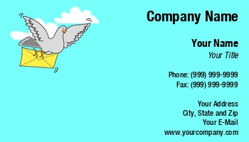 Featured Designs |--| Andy Nortnik | At234805 | Beautiful | Business | Card | Flying | Mailing Service | Message Service | Pigeon | Template