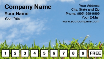 Featured Designs |--| At230572 | Grass | Incentive | Loyalty Card | Naphazynths Chanthvongsvi | Punch Card | Punch Cards