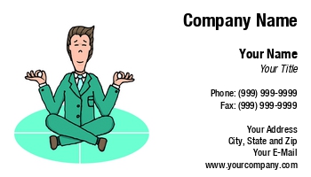 Featured Designs |--| At237903 | Body Conscious | Business | Business Broker | Businessman | Card | Ceo | Diego Schtutman | Great | Healthy Lifestyle | Illustration | Lotus Position | Man | Meditating | Occupation | Position | Sitting | Stress Management Counselor | Yoga | Zen | Zen-like