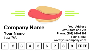 Featured Designs | Food | Hospitality | Restaurants |--| At238575 | Bread | Concessions | Diego Schtutman | Fast | Fast Food | Fast Food Joints | Incentive | Joints | Loyalty Card | Option | Punch Card | Punch Cards | Recipe | Sausage | Street Food