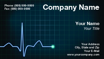 Biofeedback Therapist Business Cards