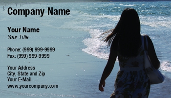 Beach | Creative | Featured Designs | Nature | Professional | Travel |--| At241537 | Business | Card | Girl | Kenneth Sommer | Summer | Sunshine | Template | Tourism