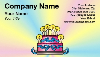 Bakery | Featured Designs | Hospitality |--| At241594 | Baking | Birthday Cake | Cake | Cake Decorator | Candles | Celebration | Colorful | Colourful | Darla Hallmark | Graphic | Illustration | Party | Party Planning | Rainbow | Special Occasion | Supplies