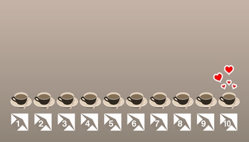 Coffee | Featured Designs | Hospitality |--| At247319 | Beverage | Breakfast | Cafe | Caffeine | Cappuccino | Cup | Delicious | Drink | Espresso | Gourmet | Heart | Latte | Loyalty Card | Punch Card | Punch Cards | Saucer | Spoon | Tasty | Teaspoon | Zarija Lesjak