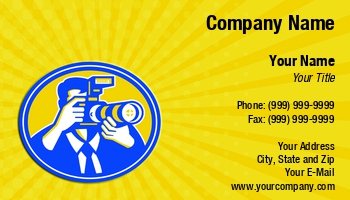 Featured Designs | Photographer | Professional |--| Aiming | Aloysius Patrimonio | Artwork | At258521 | Background | Business | Business Card | Camera | Cameraman | Dslr | Graphics | Illustration | Joyful | Lens | Male | Man | Occupation | Oval | Paparazzi | Photography | Picture | Retro | Shooting | Shutter | Worker | Yellow