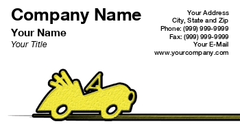 Automobiles | Featured Designs | Professional | Sales | Transportation |--| Animation | Animator | At30109 | Auto | Automobile | Car | Cardcomic | Cartoon | Club | Comic | Dealership | Enthusiast | Liz Van Steenburgh | Service | Yellow