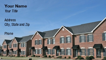 Construction | Featured Designs | Professional | Real Estate | Trades |--| Apartment | Apartment Cleanup Service | Apartment Referral | At31174 | Card | Condominiums | Construction Inspector | Denise Beverly | Estate | Houses | Housing | Nascar | Property | Races | Real | Real Estate Appraiser | Realtor | Realty | Relocation | Remax | Rental | Rental Property | Retirement Communities | Row | Suitable | Town | Upscale