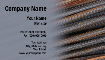 Featured Designs |--| At31408 | Building Material | Business | Card | Iron Worker | Mason | Masonry | Paula Gent | Rebar | Steel | Steel Distributor | Steel Worker | Template