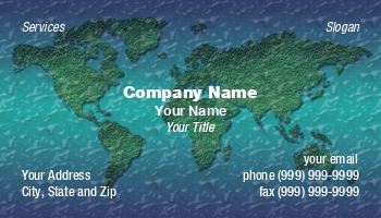 Featured Designs | International | Maps |--| Astrid Van Der Eerden | At31929 | Business | Card | Earth | Template