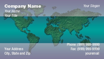 Featured Designs | International | Professional | Sales |--| Astrid Van Der Eerden | At31930 | Business | Card | Earth | Map | Map Publisher | World Map