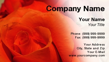 Featured Designs | Potpourri | Professional |--| At34247 | Business | Card | Color | Elegant | Florist | Jay Schulz | Landscaper | Orange | Rose | Scheme | Simple | You!